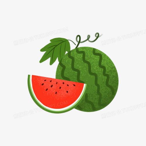 吃瓜头像卡通手绘,趣味横生的视觉盛宴